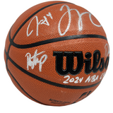 Boston Celtics Team Signed Basketball Jayson Tatum/Brown/White+ Fanatics/JSA3