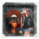 Taylor Swift Signed Midnights Mahogany Edition Vinyl 3D Custom Framed JSA