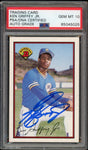 1989 Bowman #220 Ken Griffey Jr. RC Rookie On Card PSA/DNA Auto GEM MINT 10