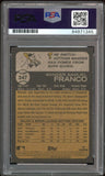 2022 Topps Heritage #347 Wander Franco RC On Card PSA/DNA Auto GEM MINT 10