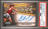 2024 Topps Graphite Signature Serves Gold /25 Mirra Andreeva RC Auto PSA 10 GEM 0