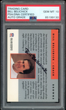 1991 Proline #115 Bill Belichick Patriots RC On Card PSA/DNA Auto GEM MINT 10