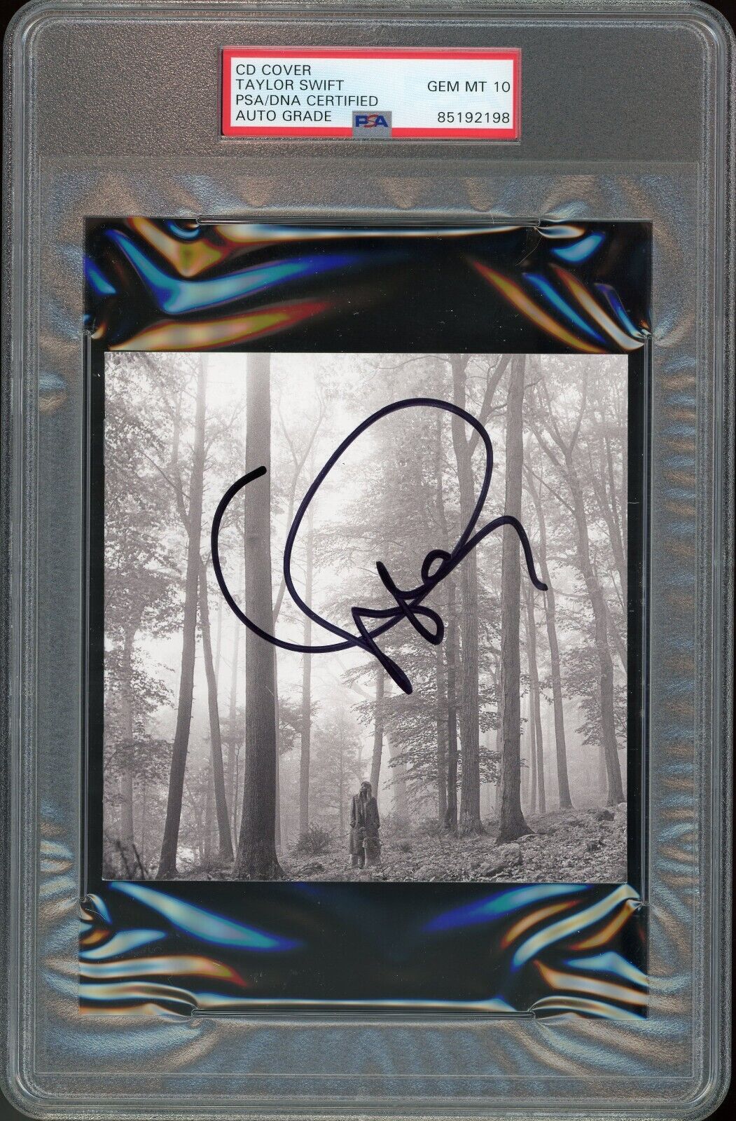 Taylor Swift Signed Autograph Folklore CD Booklet Still