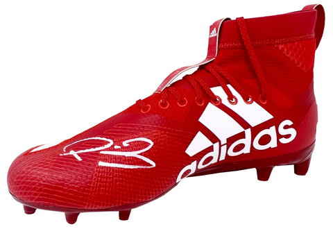 Patrick Mahomes Chiefs Signed Red Adidas Game Model Team Issued Cleat BAS R