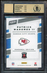 2017 Panini Rated Rookie Premiere PE Next Day Patrick Mahomes BGS 9.5/10 Auto RC