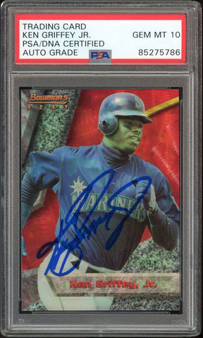 1994 Bowman's Best Red Refractor #40 Ken Griffey Jr. PSA/DNA Auto GEM MINT 10