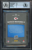 2017 Panini Donruss Rated Rookie Patrick Mahomes RC White Ink BGS 9/10 Auto MINT