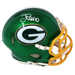 Jordan Love Green Bay Packers Signed Riddell Flash Mini Helmet JSA