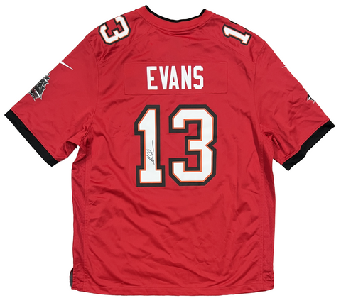 Mike Evans Tampa Bay Buccaneers Signed Red Nike Game Jersey BAS Beckett