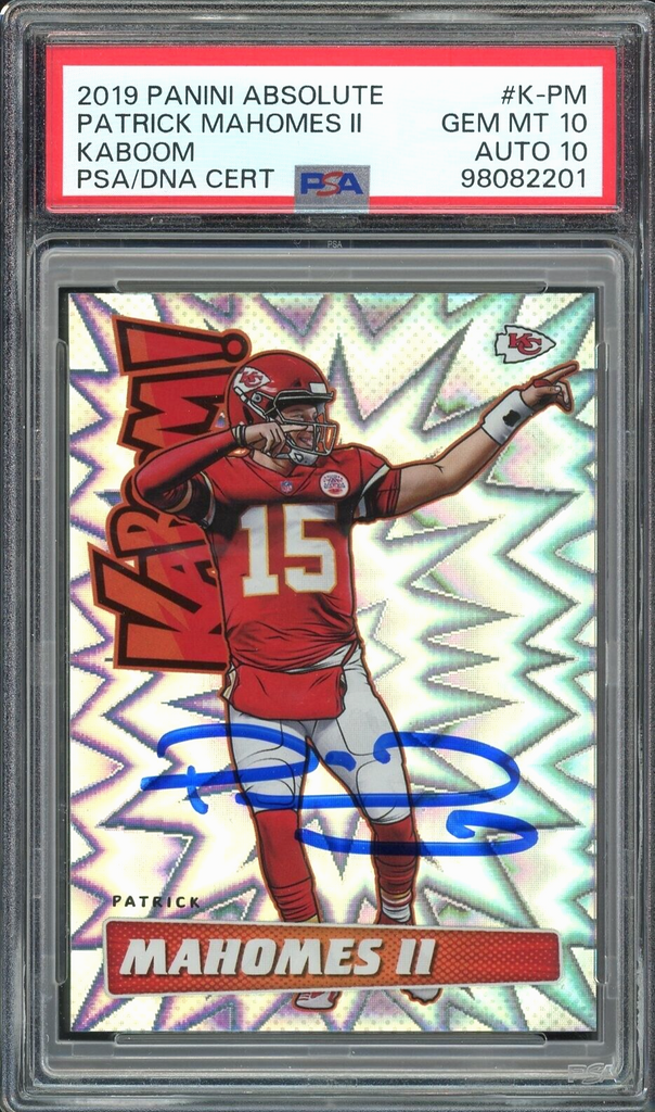 Patrick Mahomes order Absolute PSA 10