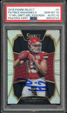 2016 Panini Select 2017 XRC Prizm #2 Patrick Mahomes RC PSA 10/10 Auto GEM MINT