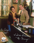 Ben Savage & William Daniels Dual Signed Cory/Mr. Feeny Boy Meets World 8x10 JSA