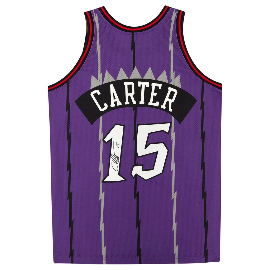 Vince Carter Signed Toronto Raptors Mitchell & Ness Authentic