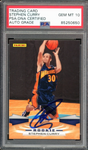 2009-10 Panini #357 Stephen Curry RC Rookie On Card PSA/DNA Auto GEM MINT 10