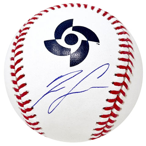 Ronald Acuna Jr. Braves Signed Official 2023 World Baseball Classic Baseball BAS