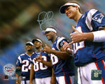 Lawyer Milloy New England Patriots Signed SB XXXVI w/ Tom Brady 8x10 Pats Alumni