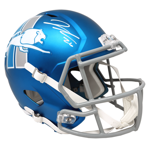 Jahmyr Gibbs Detroit Lions Signed 2023 Alternate Replica Helmet Fanatics