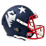 Julian Edelman New England Patriots Signed Riddell AMP Replica Helmet JSA