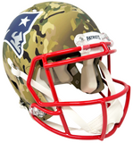 Julian Edelman New England Patriots Signed Riddell Camo Authentic Helmet JSA