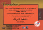 2002 Fleer Ultra Fall Classic SP Babe Ruth Authentic Game Used Bat /44