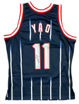 Yao Ming Rockets Signed Mitchell & Ness Hardwood Classics Swingman Jersey BAS