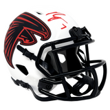 Bijan Robinson Atlanta Falcons Signed Riddell Lunar Mini Helmet BAS Beckett