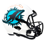 Dan Marino Miami Dolphins Signed Riddell Lunar Replica Helmet BAS Beckett