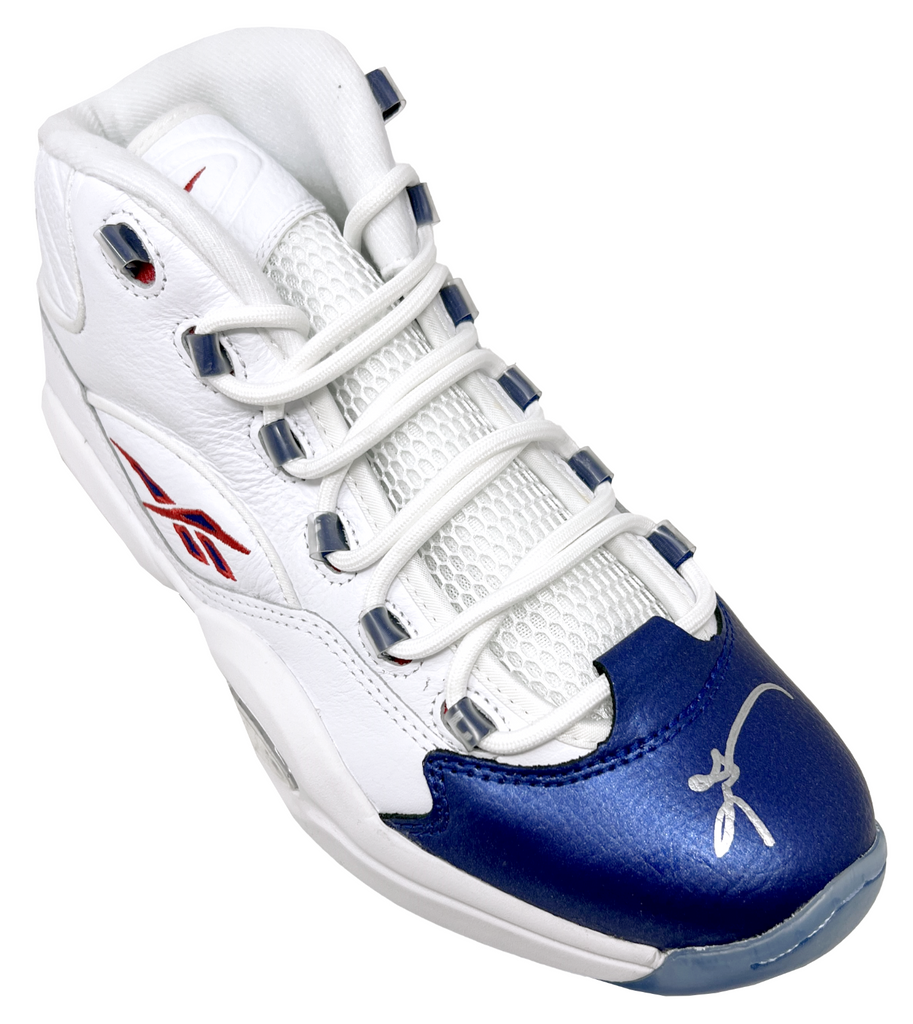 Allen Iverson Signed Reebok Question Mid Basketball Sneaker Right Shoe Diamond Legends Online