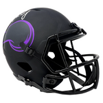Aaron Jones Minnesota Vikings Signed Riddell Eclipse Replica Helmet BAS Beckett