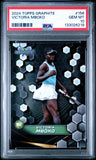 2024 Topps Graphite Tennis #156 Victoria Mboko RC Rookie PSA 10 GEM MINT Pop 10