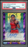 2024 Topps Chrome Sapphire Tennis Purple /10 Coco Gauff Auto RC PSA 9 MINT0