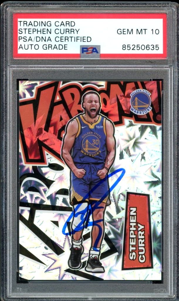 2021-22 Panini Kaboom! #3 Stephen Curry On Card PSA/DNA Auto GEM 2021-22 Panini Kaboom! #3 Stephen Curry On Card PSA/DNA Auto GEM