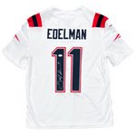Julian Edelman New England Patriots Signed White Nike Limited Jersey JSA