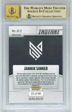2024 Panini Instant Autographs Jannik Sinner RC /99 BGS 9.5/10 Auto GEM MINT1