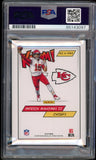 2018 Absolute KABOOM! #K-PMA Patrick Mahomes On Card PSA/DNA Auto GEM MINT 10