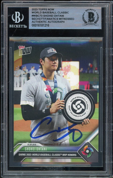 2023 Topps Now WBC World Baseball Classic WBC73 Shohei Ohtani BGS
