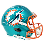 Tyreek Hill Miami Dolphins Signed Riddell Flash Replica Helmet BAS Beckett