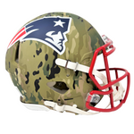 Randy Moss New England Patriots Signed Riddell Camo Speed Authentic Helmet BAS