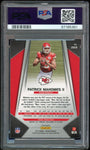 2017 Panini Prizm Red,White,Blue Patrick Mahomes RC Rookie Red Ink PSA 9/10 Auto