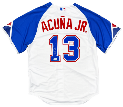 Ronald Acuna Jr. Atlanta Braves Signed City Connect Nike Jersey BAS