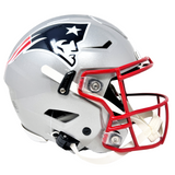 Julian Edelman Patriots Signed 3x SB Champ Insc Authentic SpeedFlex Helmet JSA