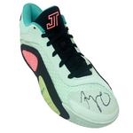 Jayson Tatum Signed Nike Jordan 2 Vortex Mint Lava Glow Sneaker R Shoe FANATICS