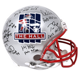 Tom Brady & Alumni Signed Patriots Hall of Fame Authentic Helmet Fanatics/JSA