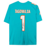 Tua Tagovailoa Miami Dolphins Signed Aqua Nike Limited Jersey Fanatics