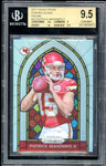 2017 Panini Prizm Stained Glass #10 Patrick Mahomes Rookie BGS 9.5 GEM MINT