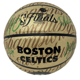 Boston Celtics Team Signed Gold LE Basketball Tatum/Brown/White+ Fanatics/JSA0