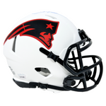 Julian Edelman New England Patriots Signed Riddell Lunar Mini Helmet JSA