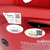 Tom Brady Gronkowski Edelman Signed Patriots Flash Flex Helmet Fanatics JSA5