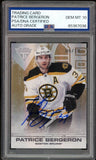 2011-12 Panini Titanium Gold #/10 Patrice Bergeron PSA/DNA Auto GEM MINT 10