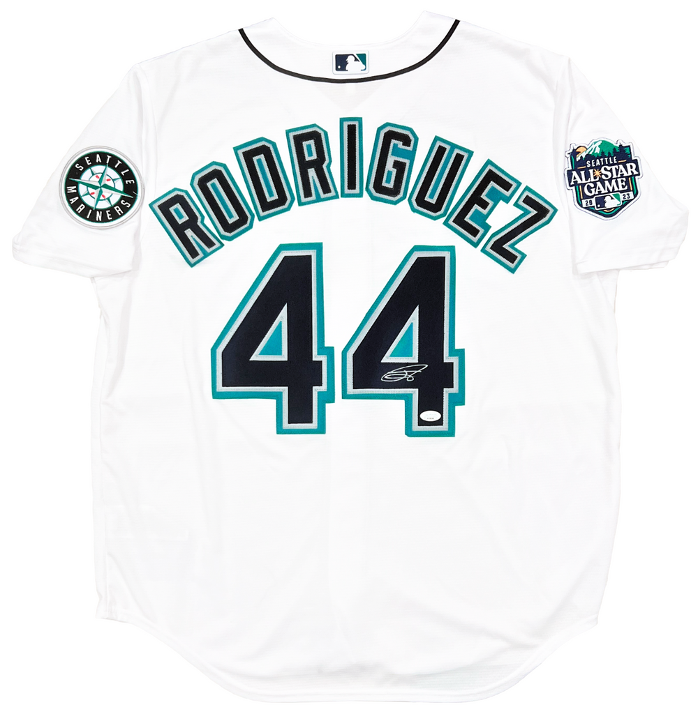 Julio Rodriguez Seattle Mariners Autographed White Nike Replica Jersey with  ''2022 AL ROY'' Inscription